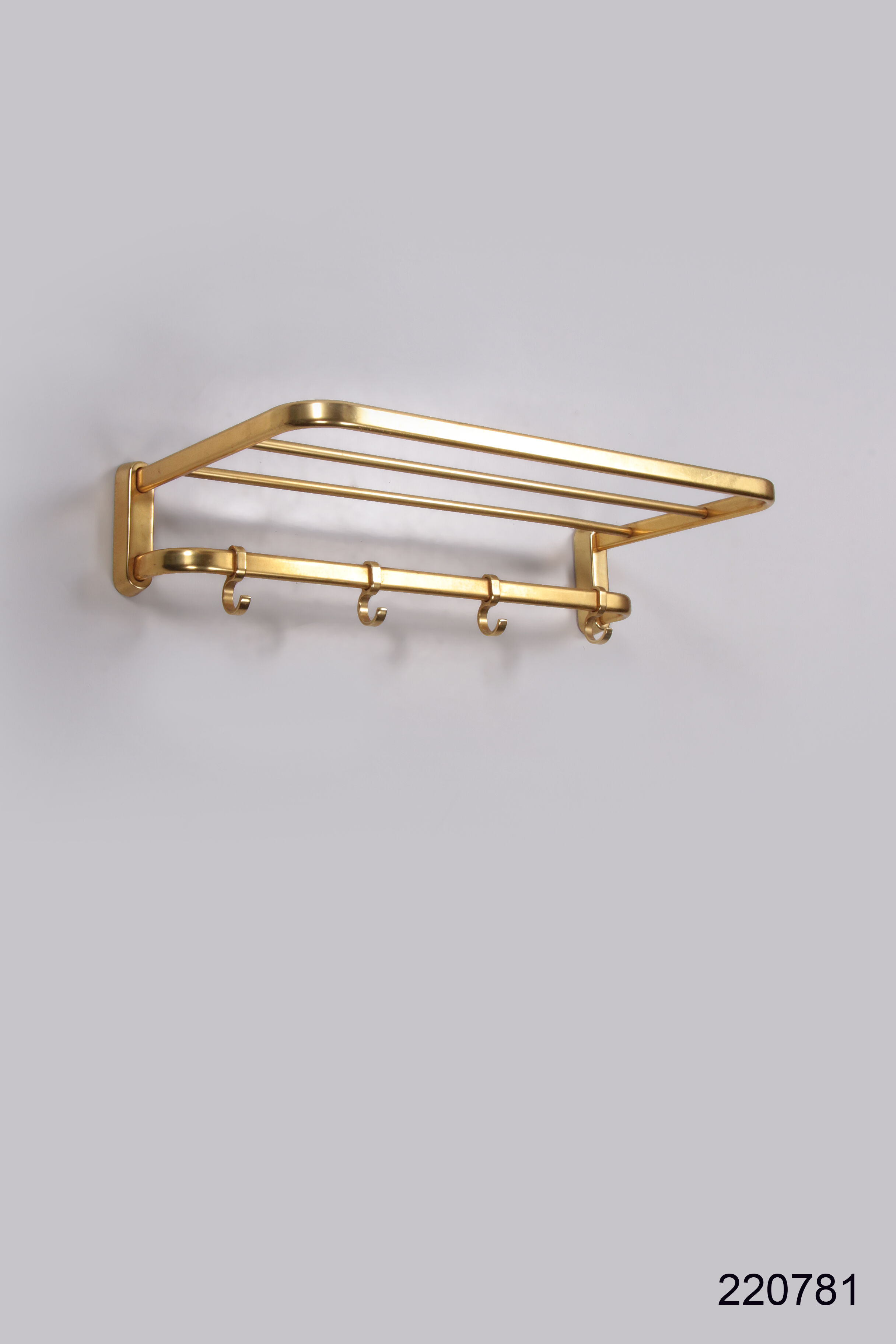 Vintage Hollywood Regency wall coat rack 1960s Germany