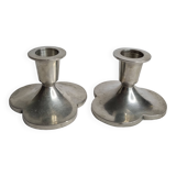 Pair of Just Andersen designer candlesticks, Denmark