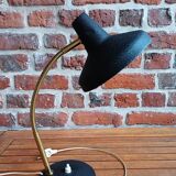 Aluminor black desk lamp 60's