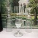 Set of 6 lance model champagne flutes, design made in France from the 1970s.