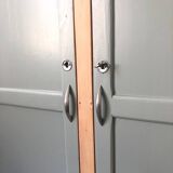 Verdigris two-door wardrobe