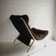 Retro Vintage Mid Century Peter Hoyte Chrome Sling Lounge Chair