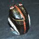 Frog statuette box in cloisonné enameled brass Lucky charm