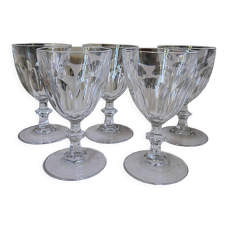 Rambouillet crystal glasses
