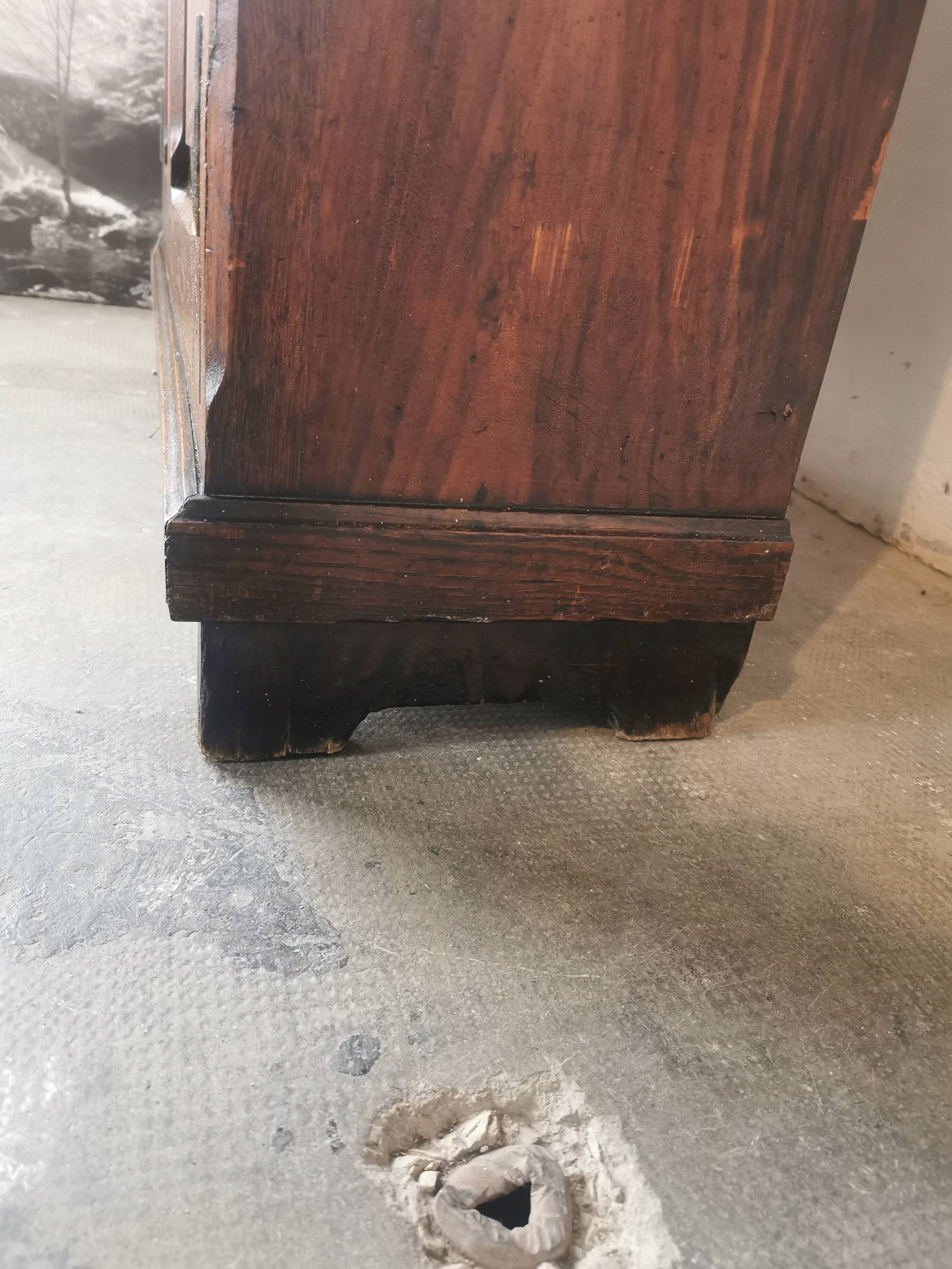 Display cabinet, oak bookcase from the 20s