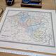 La Belgique, carte ancienne, imprimée en 1852.