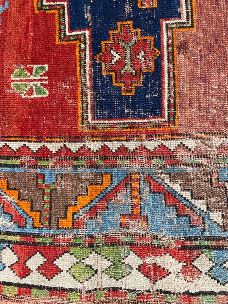 Kazak ancient Caucasian carpet 152x195 cm