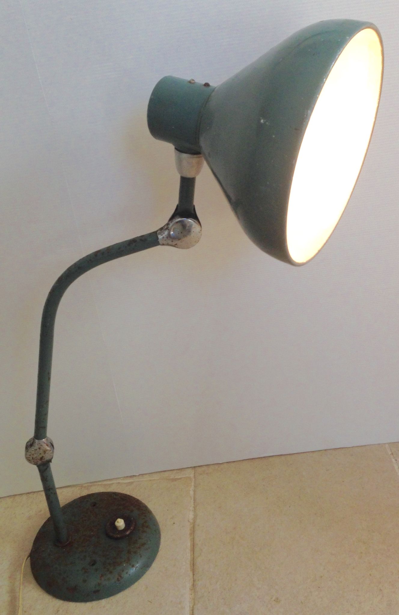 Lampe atelier articulée Jumo modèle GS1 circa 1950