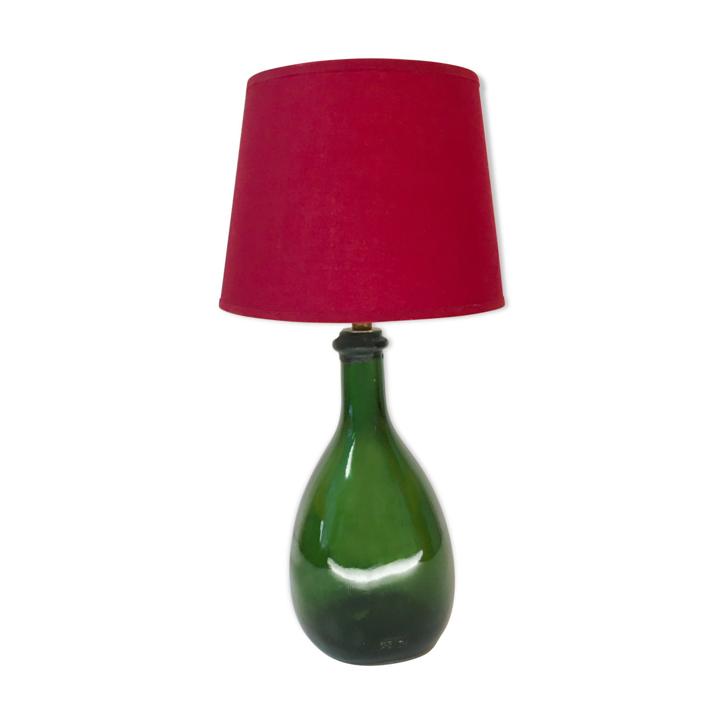 Lampe verre soufflé vintage