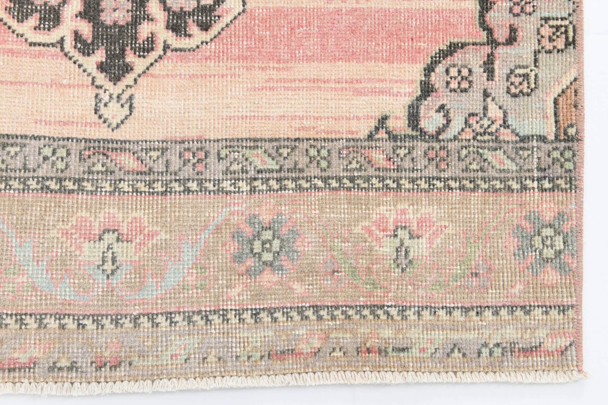 Shades Of Pink Vintage Runner Rug