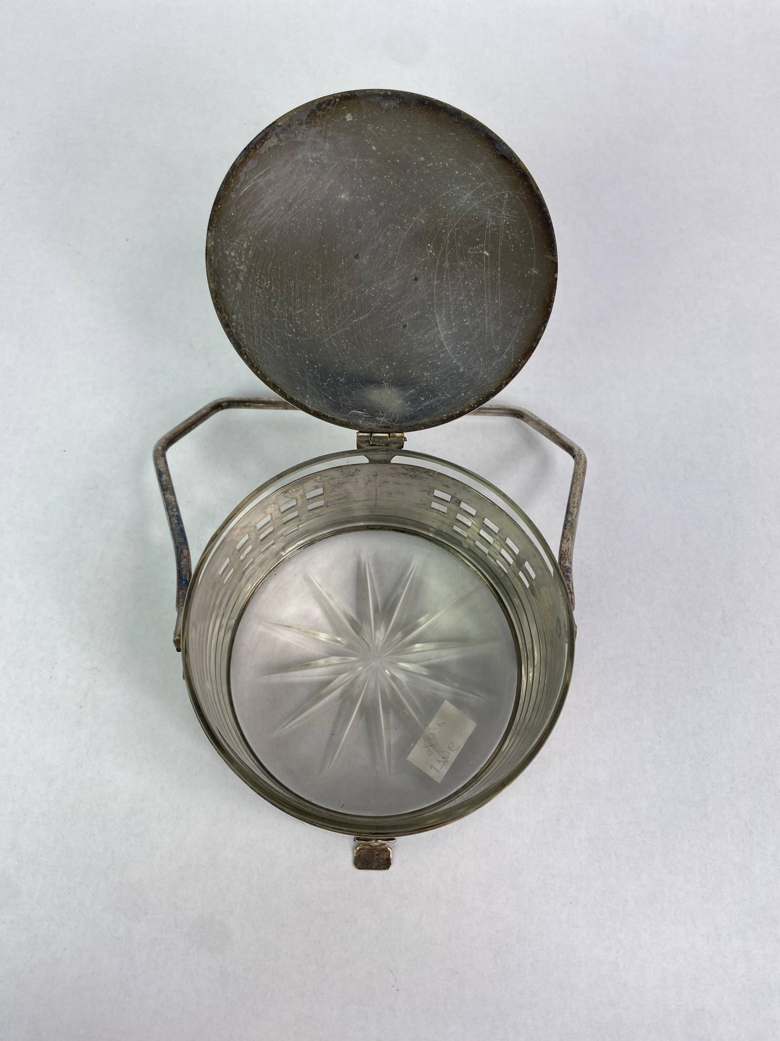 Boîte à sucre Jugendstil par Hans Ofnar ou Josef Hoffmann