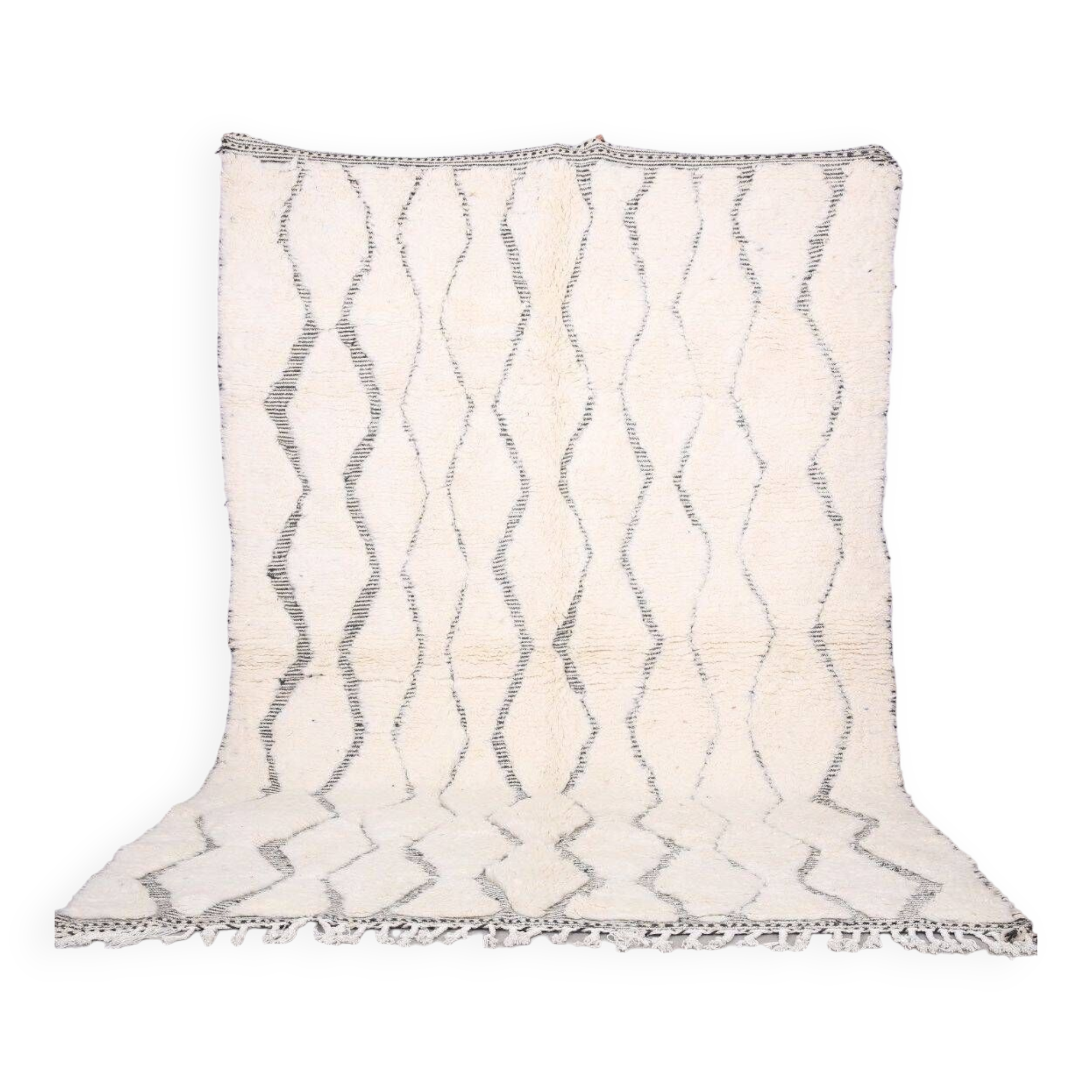 Handmade wool Berber rug 300X200 cm