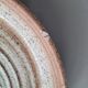 Round pyrite stoneware dish