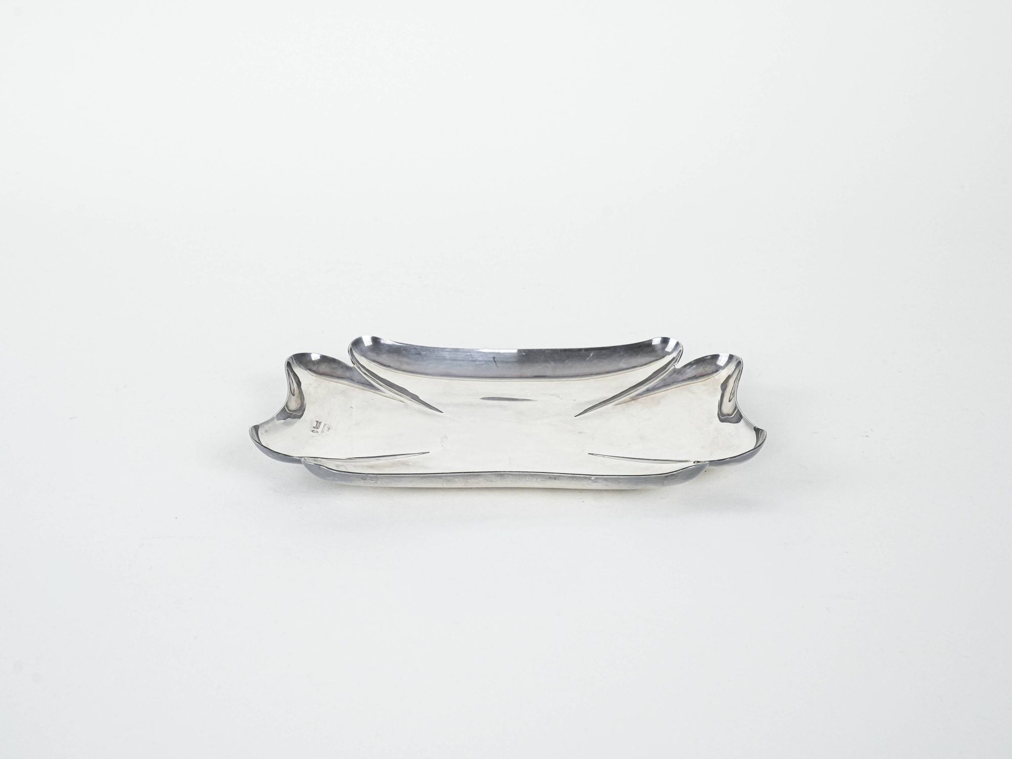 Metal tray, Italian design, 1970s, manufactured by Cassetti