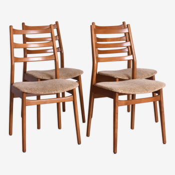 Set of four Casala chairs, Germany, 1960s