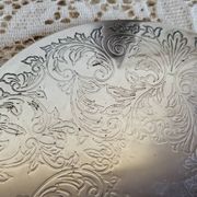 Dessous de plat en métal argenté anglais