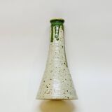 Pottery pitcher carafe glazed stoneware signed wh or hm