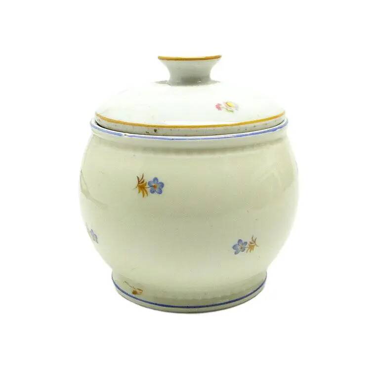 Art Deco sugar bowl, porcelain, Poland, 1920s