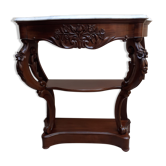 Mahogany console