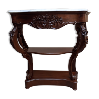 Mahogany console