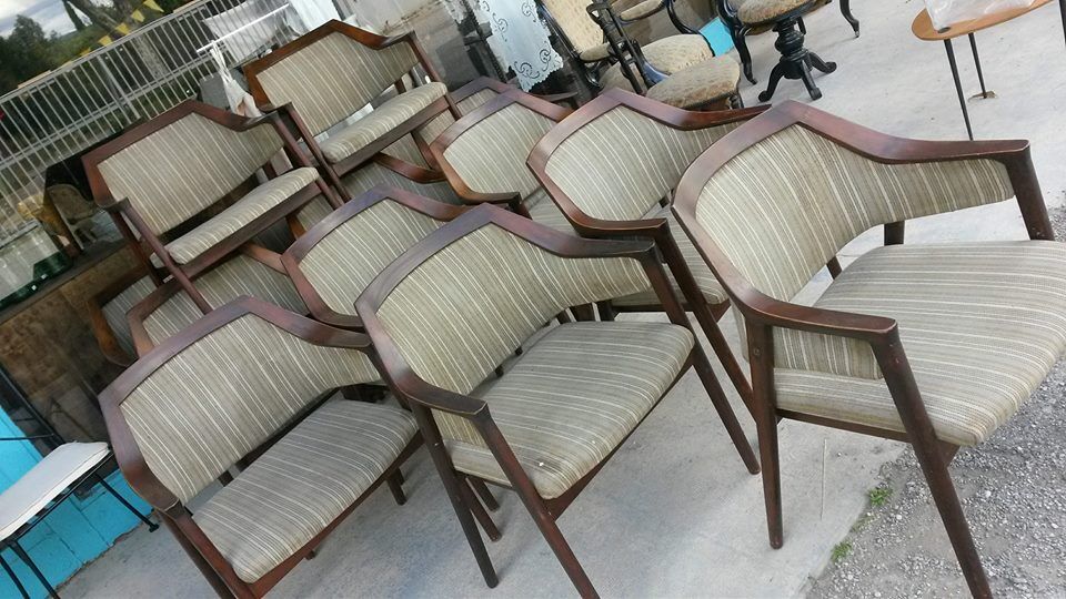 Scandinavian style mahogany chairs