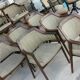 Chaises style scandinave en acajou