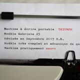 Triumph Gabriele 25 portable typewriter