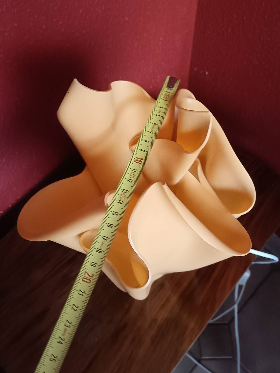 Vintage Exclarares draped lamp