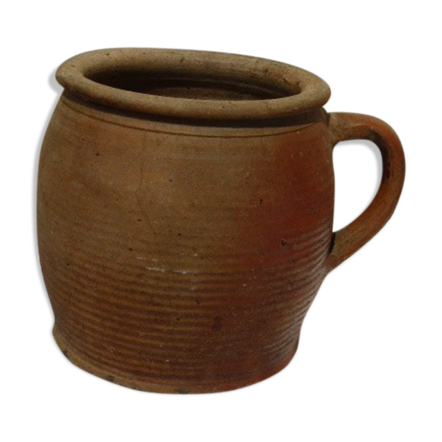 Sandstone pot with handle