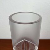 Vintage glass vase from the German Malachit series by Peill & Putzler, 1970s.