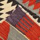 Tapis Kilim géométrique tribal vintage 5x8, 164x233 cm
