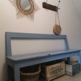 Vintage wooden church bench