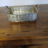 silver-plated bread basket