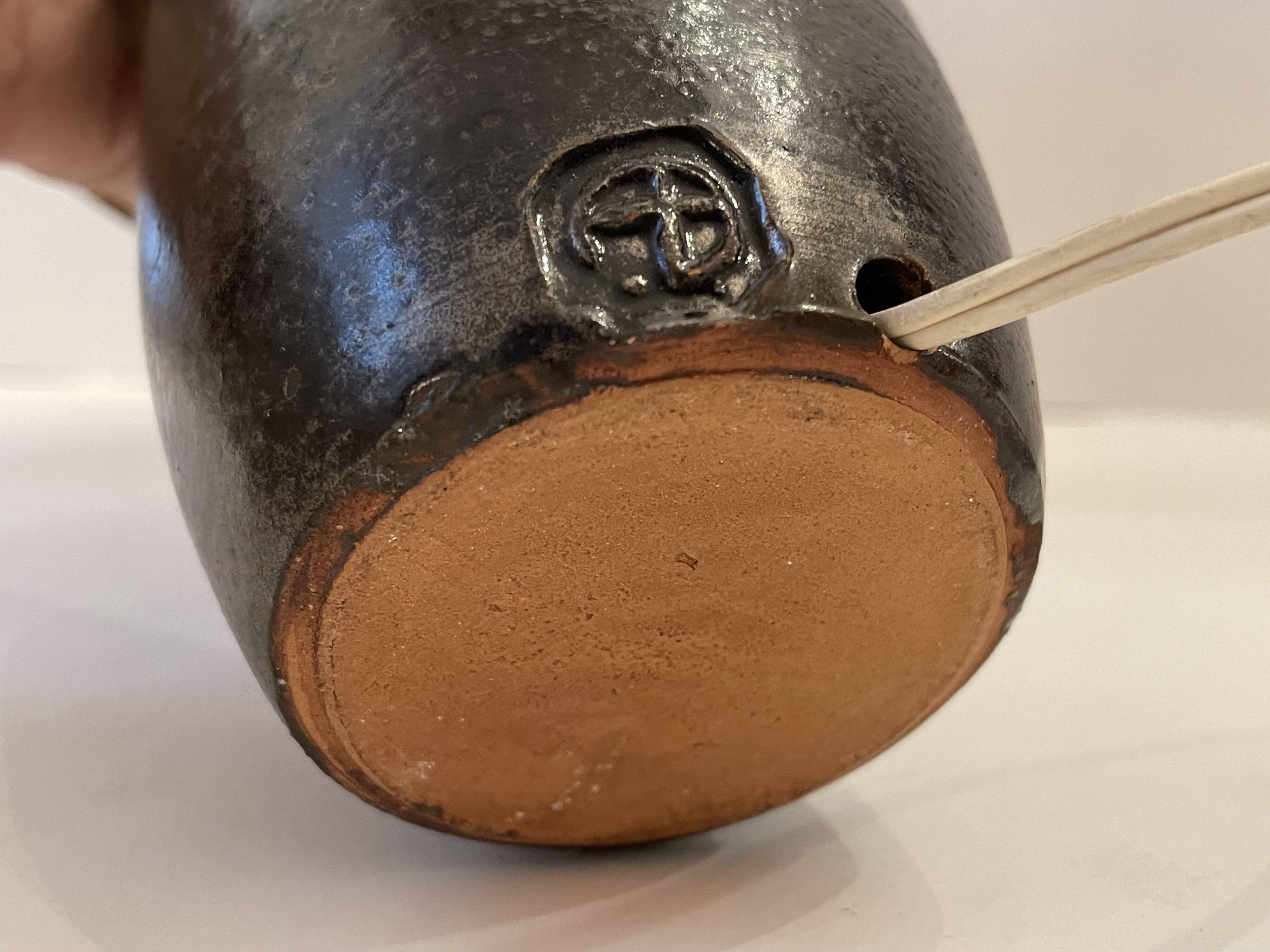 Artist Lamp by Alain Blanchard, 20th Century Ceramicist