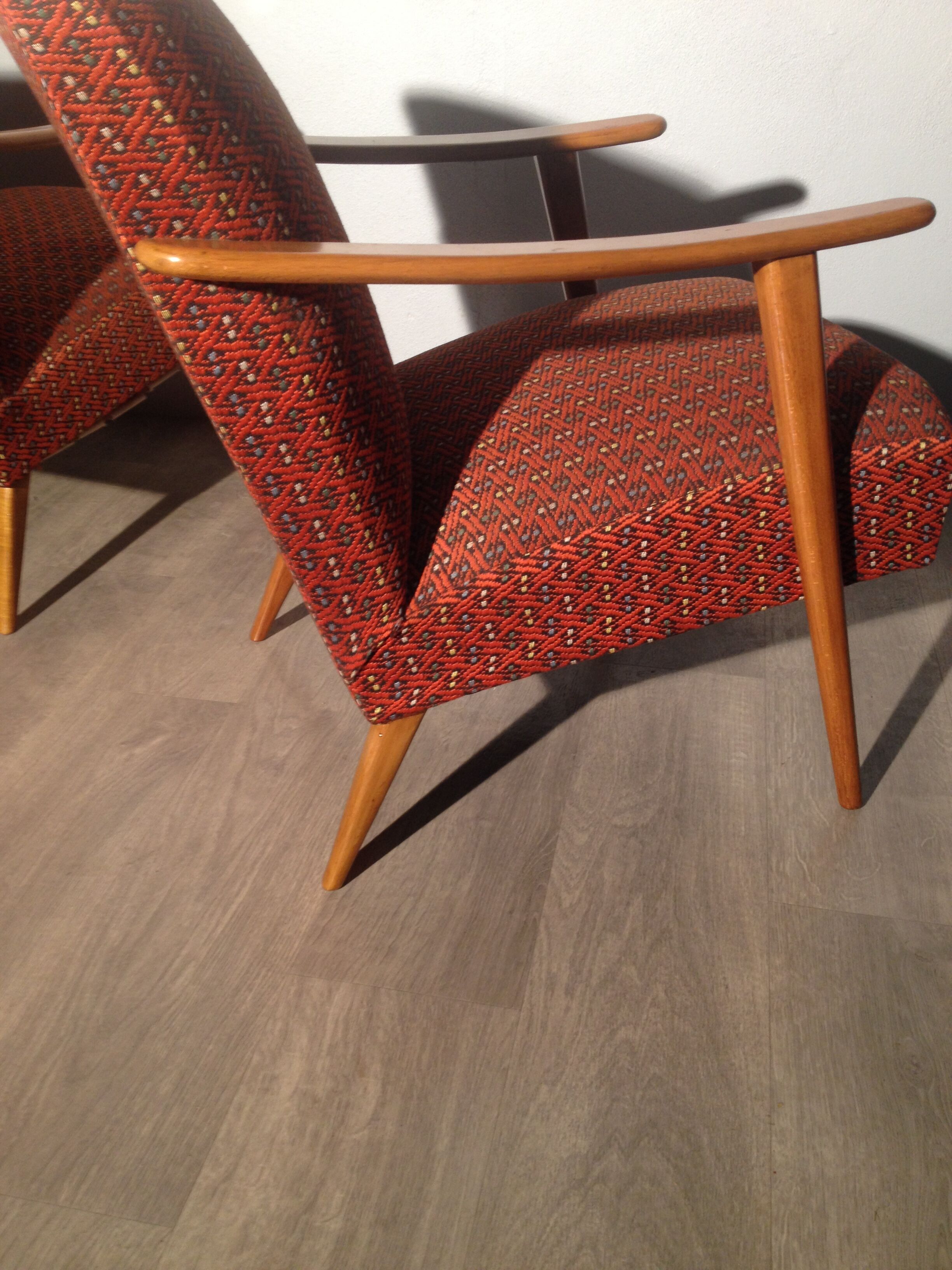 Paire de fauteuils vintage