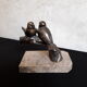 Book clamts in regulation and marble signed Balles art déco