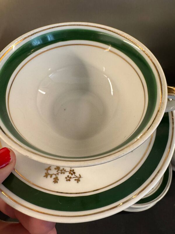 Service à café en porcelaine de Limoges – Marque Luf