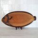 Sarreguemines / Large fish-shaped serving platter in Barbo ceramic