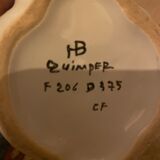 Quimper signature vase