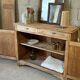 Antique buffet in solid pitch pine