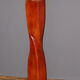 Orange fiberglass floor lamp design