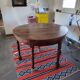 Table ronde demi lune
