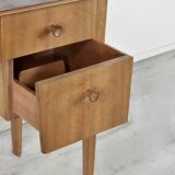 Midcentury Gordon Russell Walnut And Beech Desk / Console Table. Vintage Mo