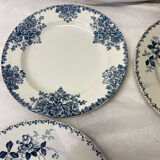 Set of 4 old iron earth plates