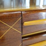 1960s Wooden Cabinet /Chest Of Drawers, Czechoslovakia