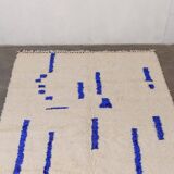 Handmade Moroccan decorated rug 250cm x 150cm