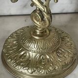 Pair of 19th century bronze candlesticks