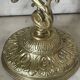 Paire de bougeoirs en bronze, XIXème s.