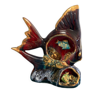 Lampe veilleuse Poisson céramique