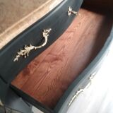 Chest of drawers Louis XV style black